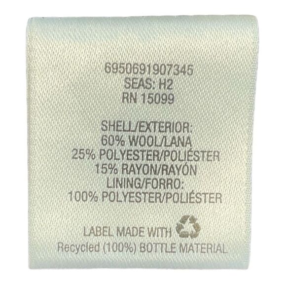 Covington Women's Wool Blend Gray Size L 14-16 Winter Coat - Picture 8 of 16